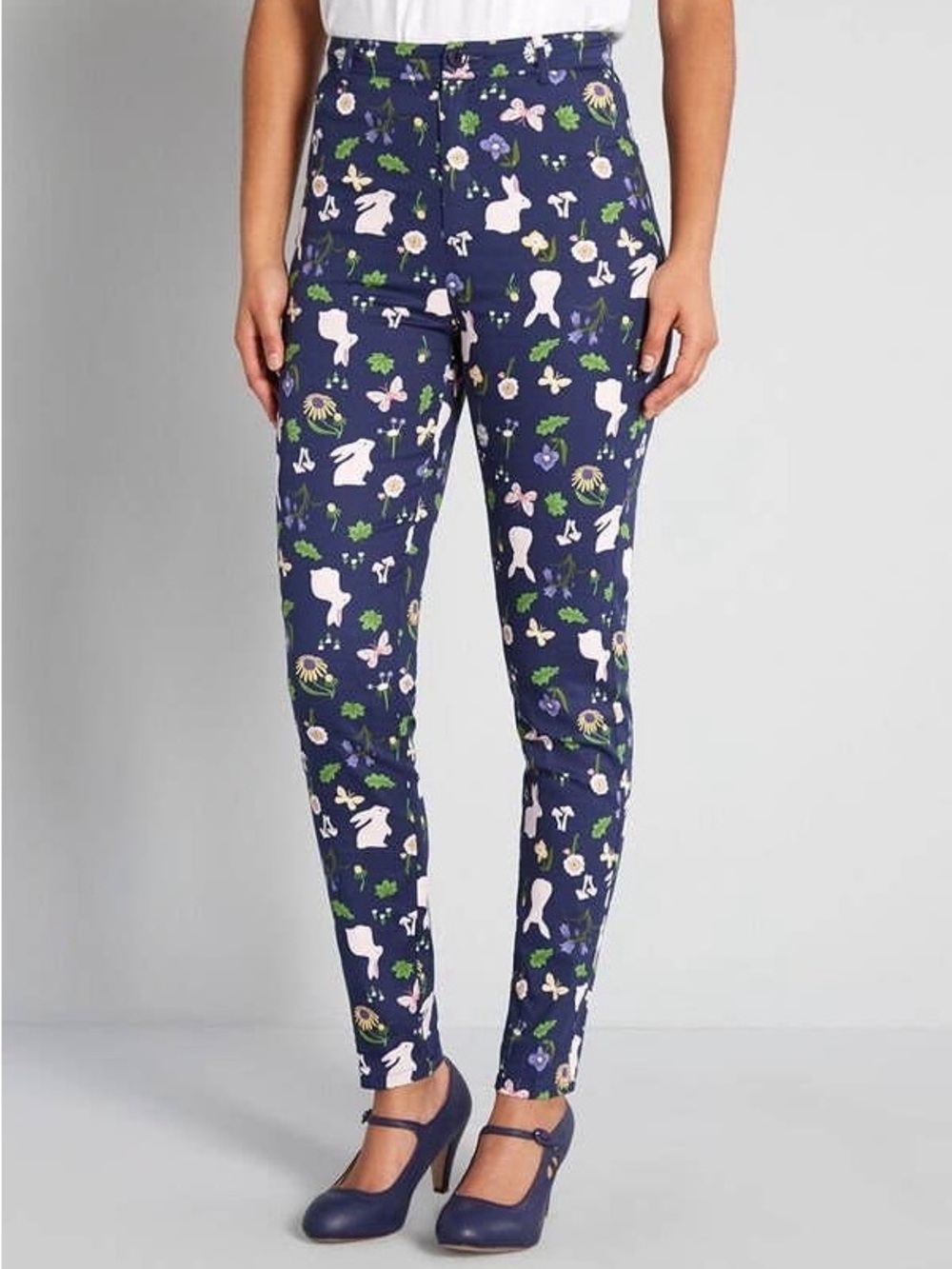 NWT Collectif x ModCloth Maddie Enchanted Meadow Trousers